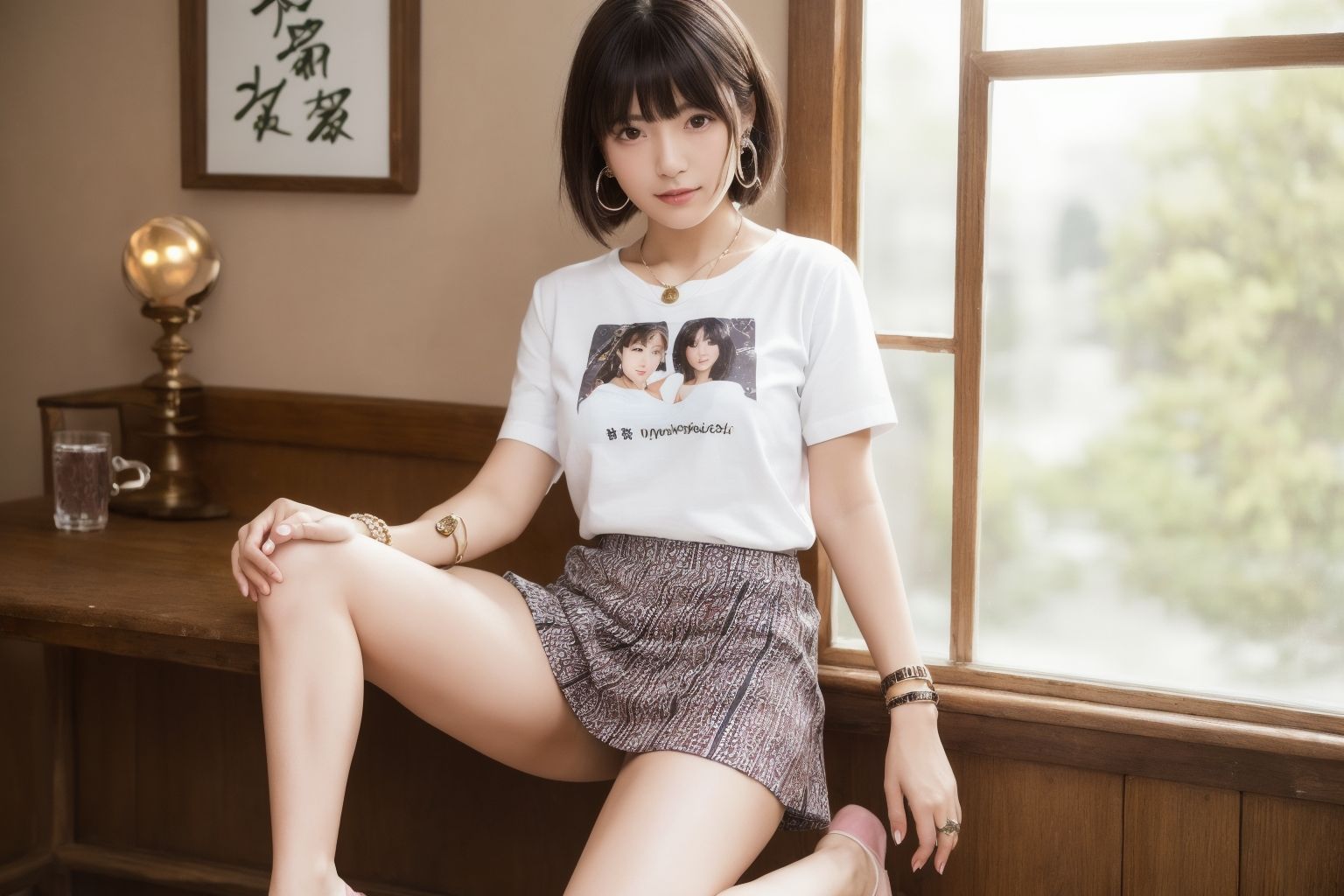 サンプル画像2:Cafeで脱ぎました(むつき如月Lab) [d_556423]