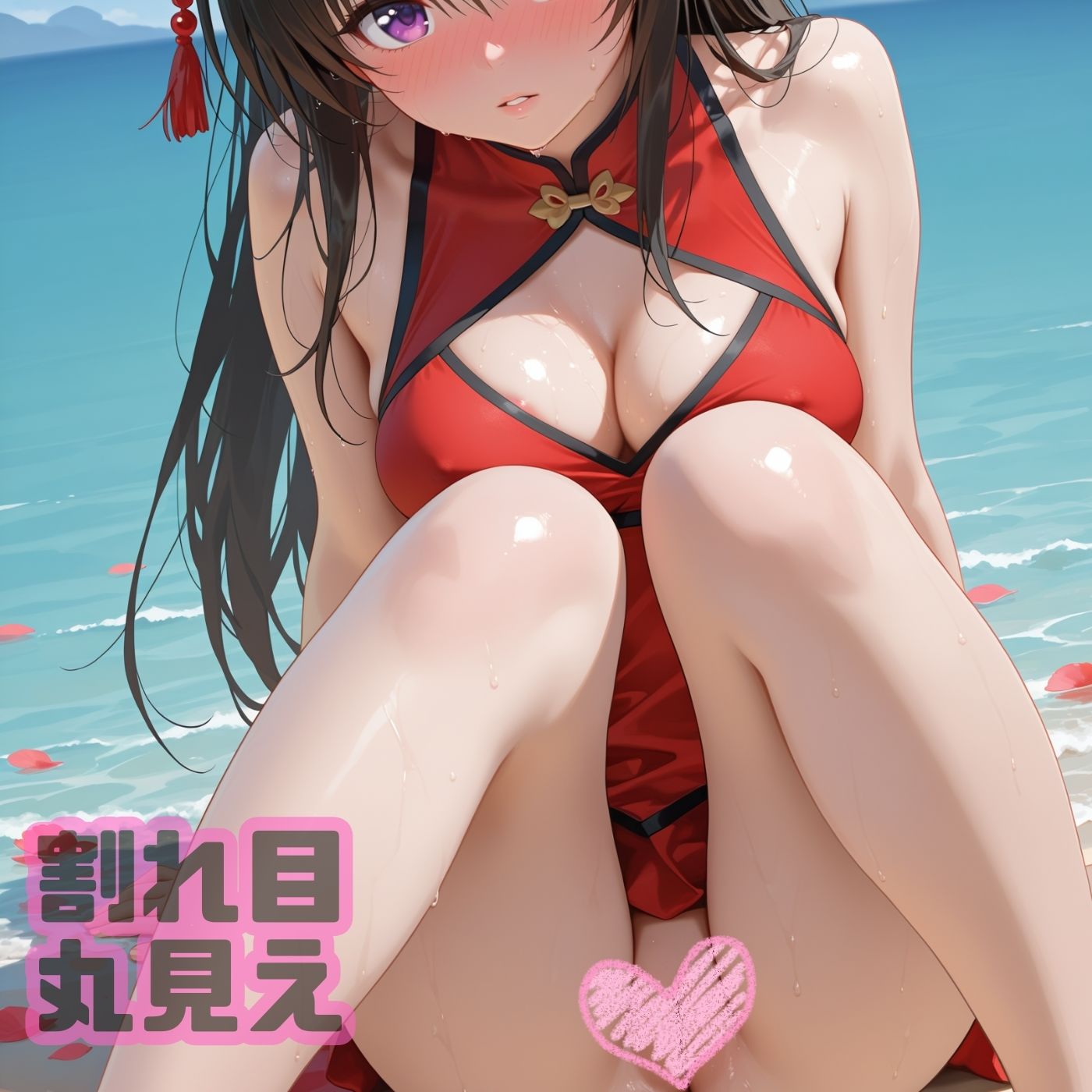 サンプル画像4:割れ目のトラブル 古〇川唯(半熟チェリーパイ) [d_556492]