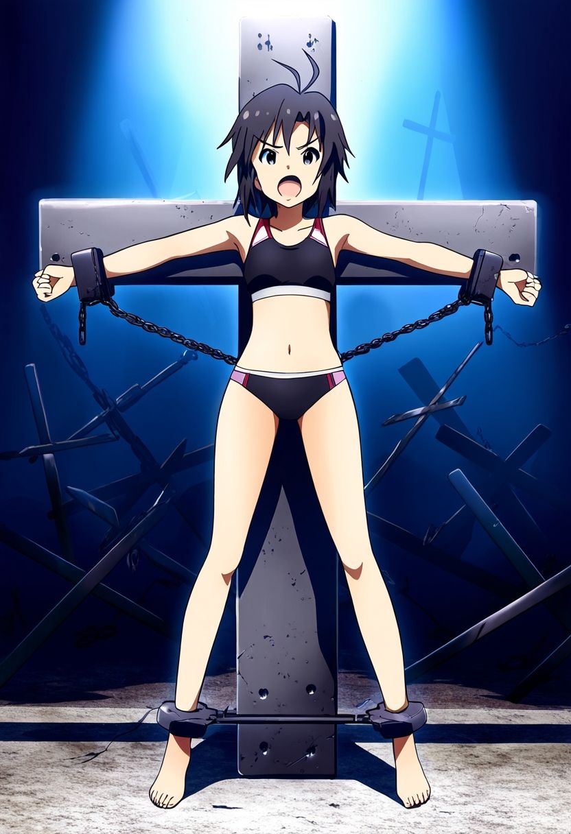 サンプル画像1:AI少女拘束絵巻10巻(眠らずの書庫) [d_556496]