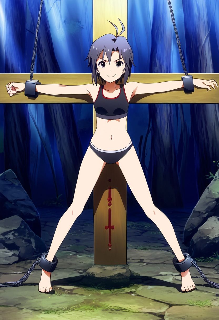 サンプル画像4:AI少女拘束絵巻10巻(眠らずの書庫) [d_556496]