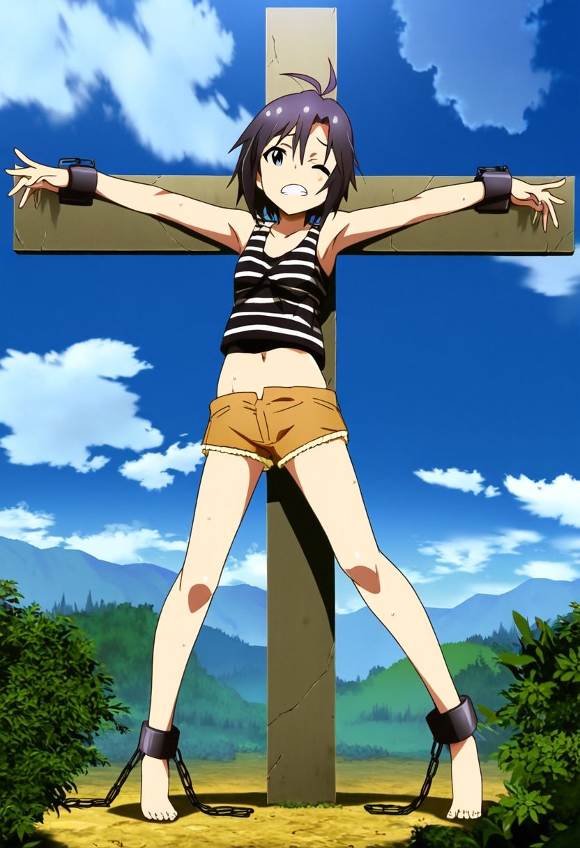 サンプル画像6:AI少女拘束絵巻10巻(眠らずの書庫) [d_556496]