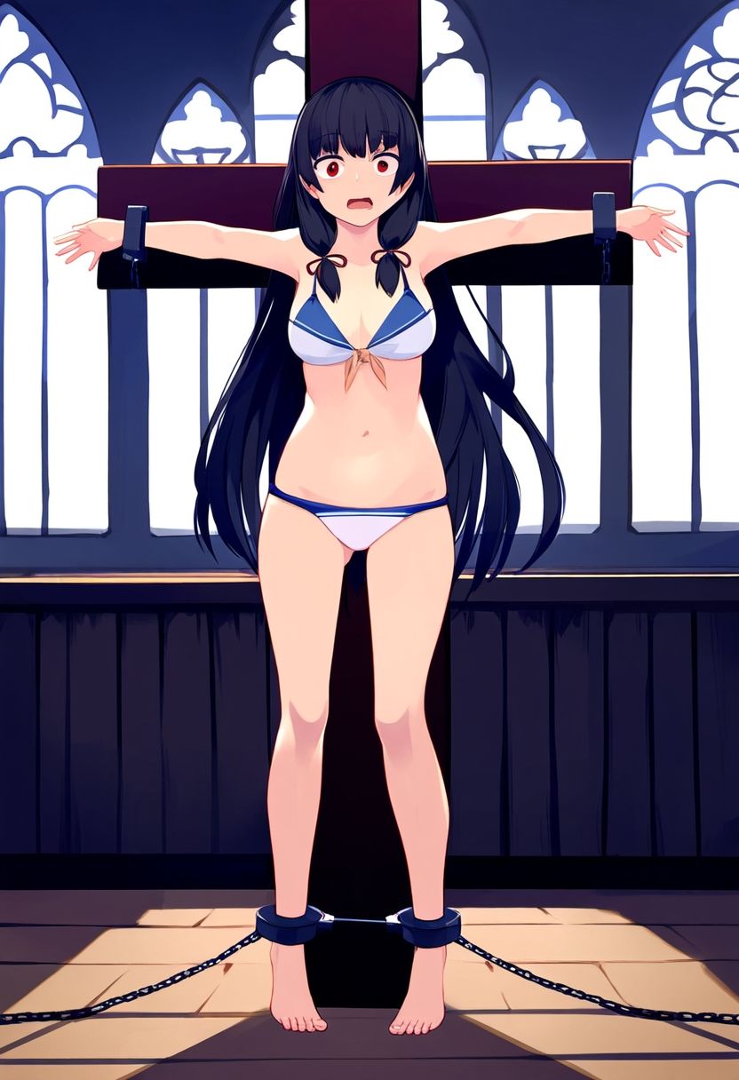 サンプル画像3:AI少女拘束絵巻11巻(眠らずの書庫) [d_556498]