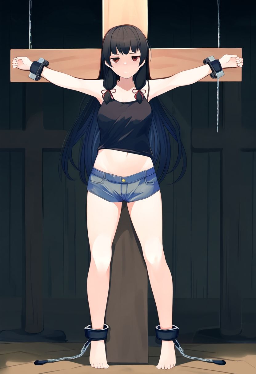 サンプル画像4:AI少女拘束絵巻11巻(眠らずの書庫) [d_556498]