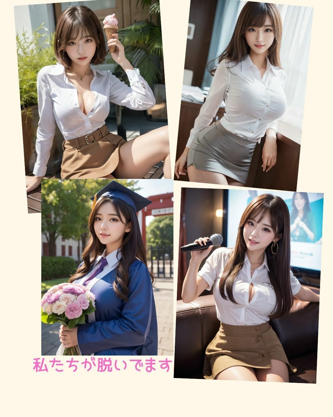 サンプル画像4:美女のもっと下が見たいんです！Vol.11｜春バージョン(beauty_secrets024) [d_556647]