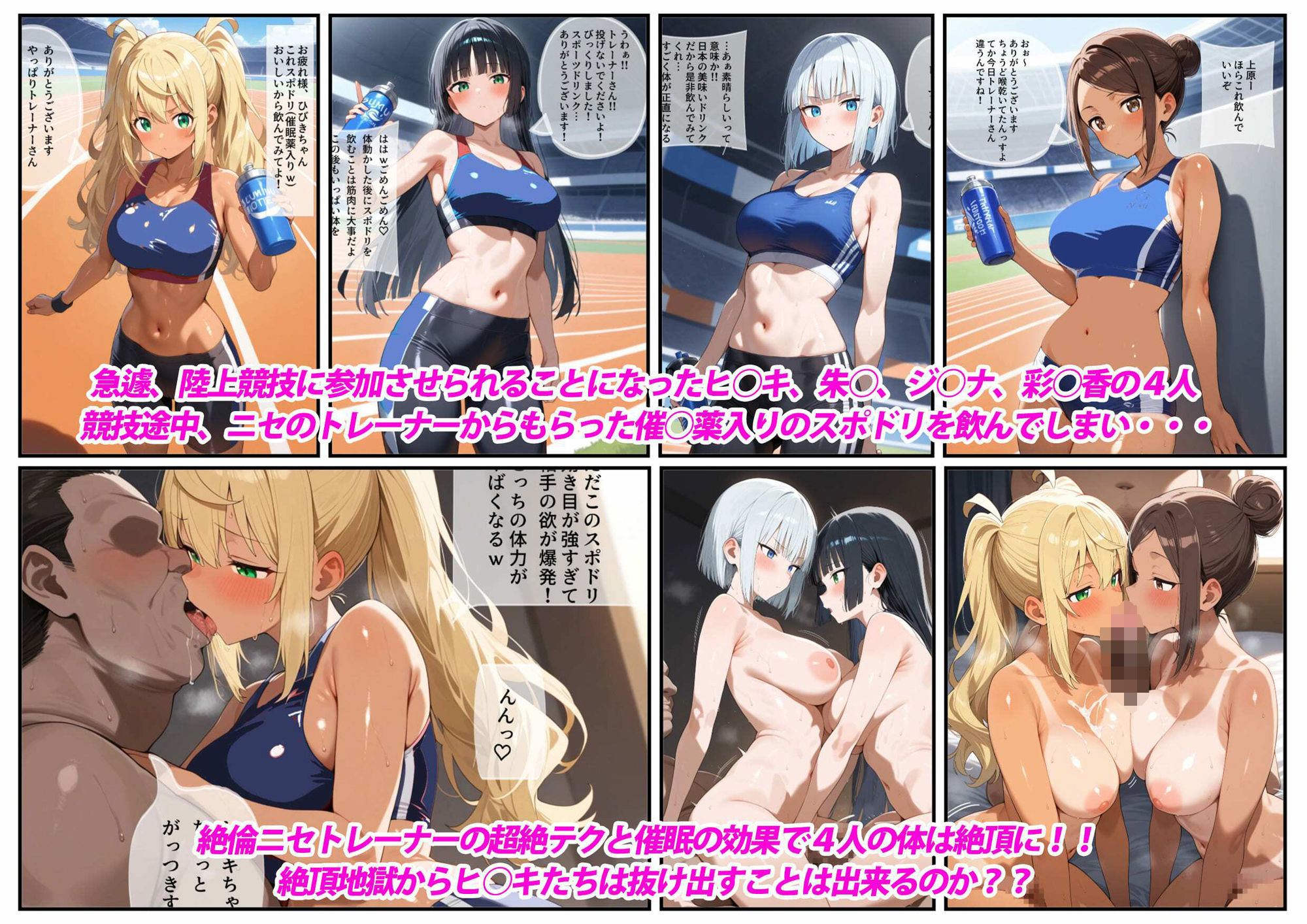 サンプル画像1:催◯スポドリ飲んでチ○ポ咥えちゃう？(スーパーキッカーナッツくん) [d_556668]