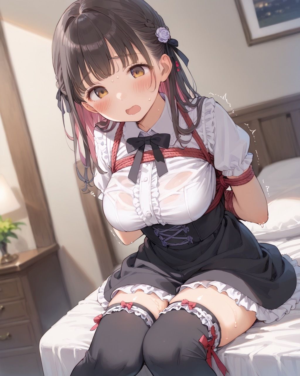 地雷ちゃんとSMごっこ!ドMに目覚めて肉便器にされた巨乳少女 画像5