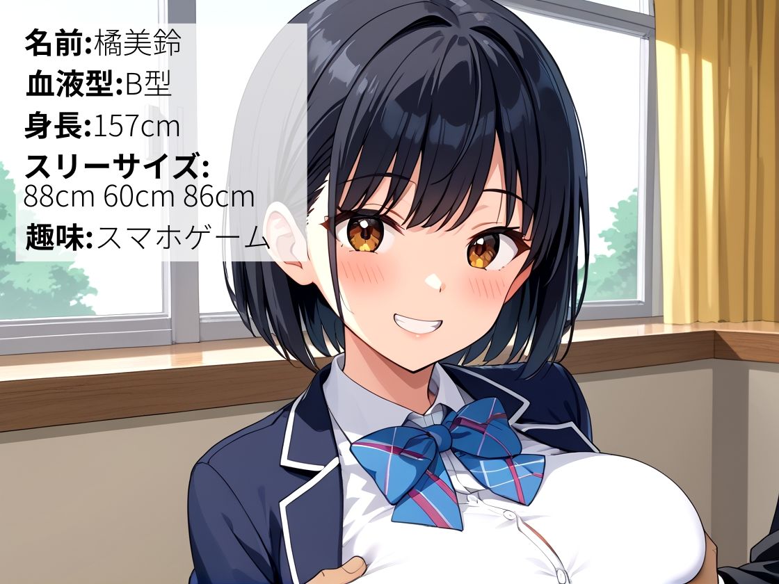 クラスの巨乳女子を二穴同時串刺し輪● 画像1