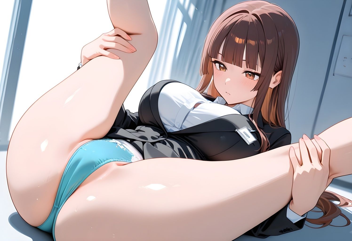 サンプル画像5:新人OLの裏研修〜オフィスで始まる淫靡な指導〜(エロ未来) [d_556823]