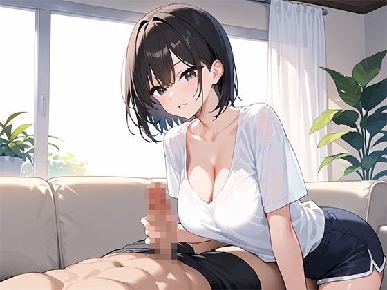 サンプル画像1:彼女の姉が美しい乳と身体で迫ってきた！(チョコバナナ) [d_556920]