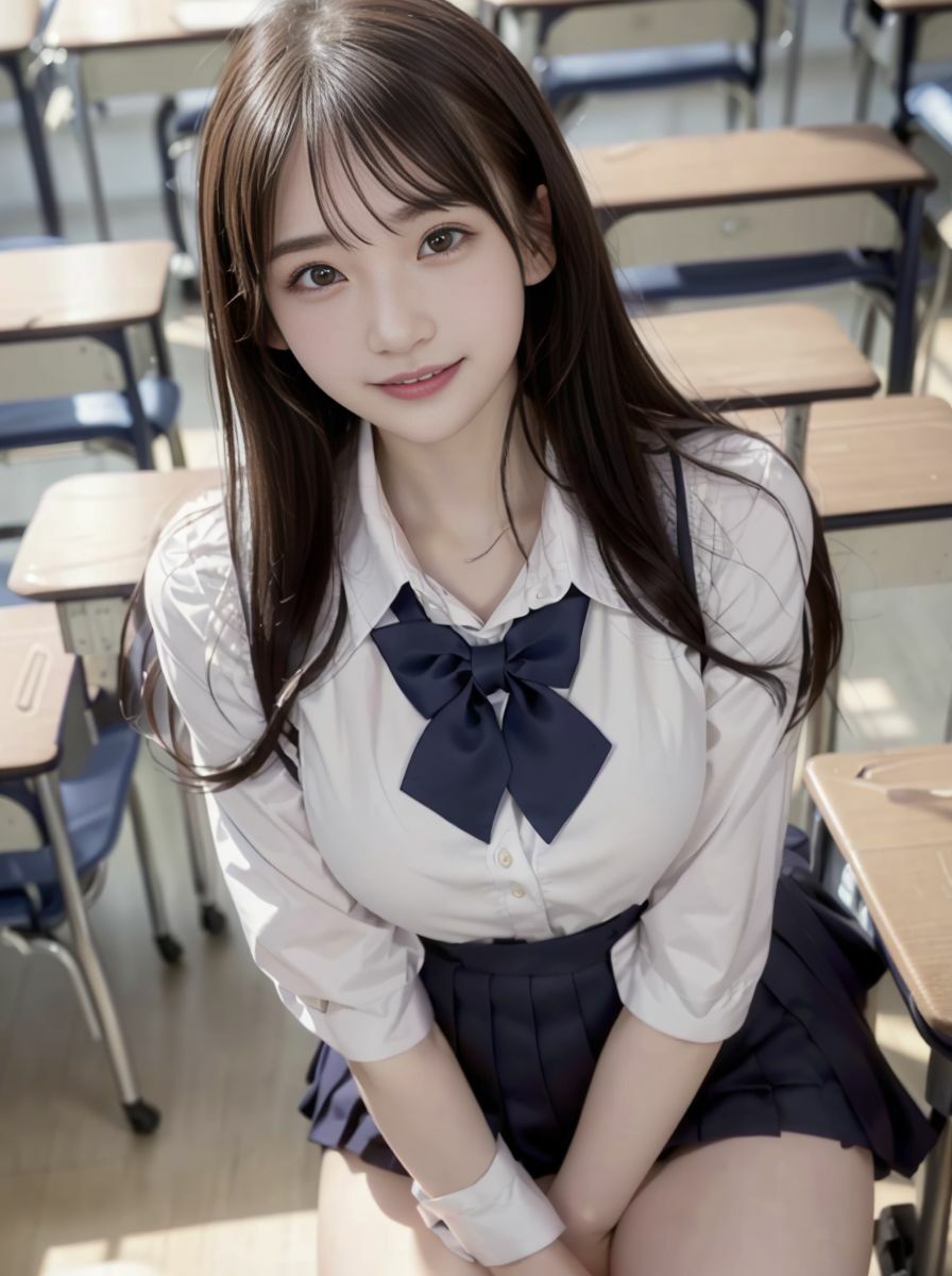 サンプル画像1:女子校生の学園ライフ、全部見せます！朋美ちゃん編(Tomomix.ai) [d_557152]