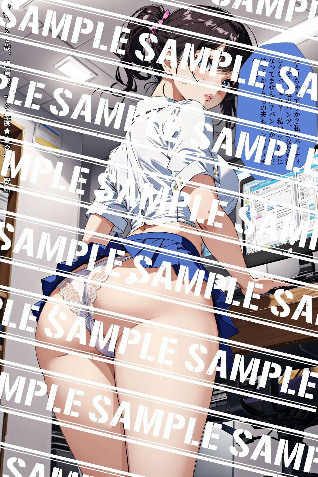 サンプル画像5:デカ尻OLのパンティ事情、知りたくない？ Vol.1(あらぶるま18＋（二次元）) [d_557205]