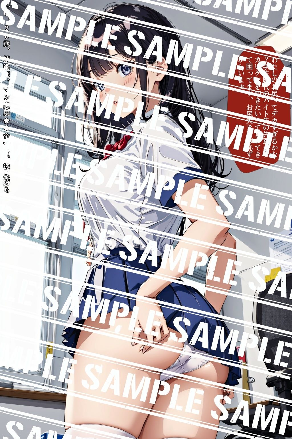 サンプル画像6:デカ尻OLのパンティ事情、知りたくない？ Vol.1(あらぶるま18＋（二次元）) [d_557205]