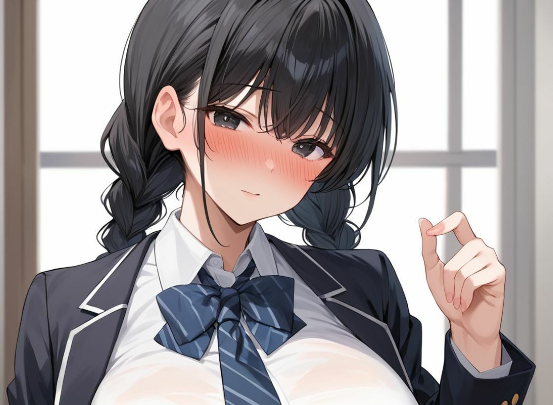 巨乳な優等生をオナホ化させる話 画像1