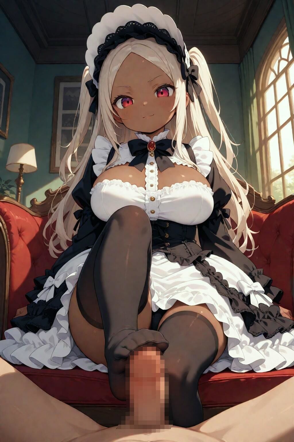 サンプル画像1:生意気なお嬢様に性指導(楽しい時間) [d_557277]