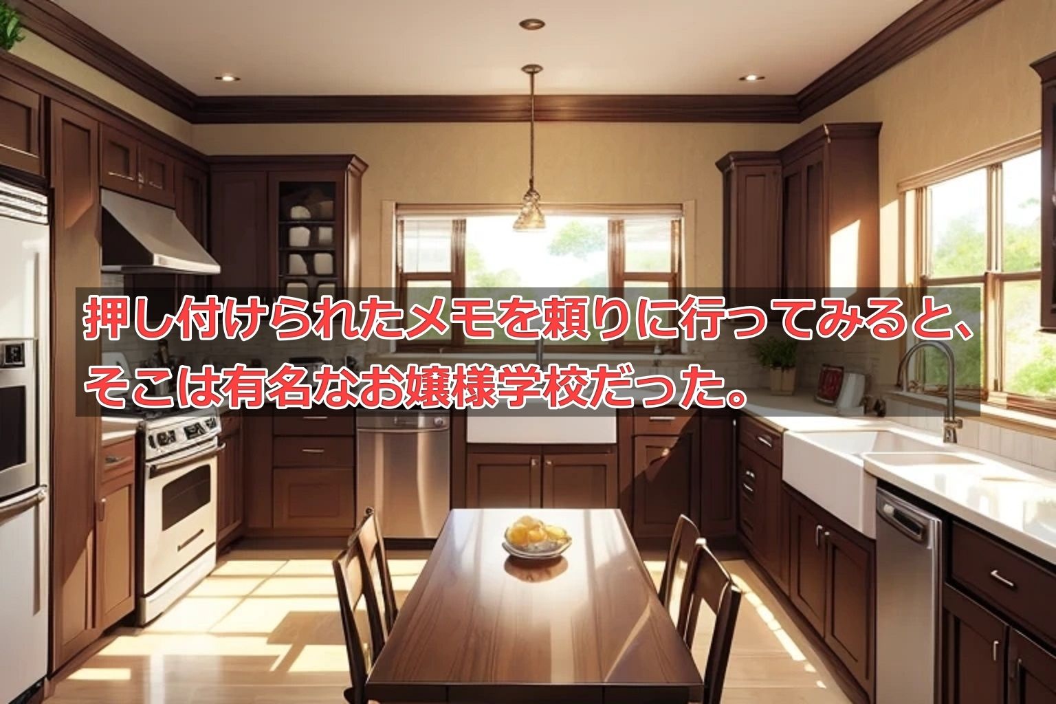 サンプル画像2:お嬢様学校の更衣室で盗撮してたら即バレした件(くまとねこ屋) [d_557290]