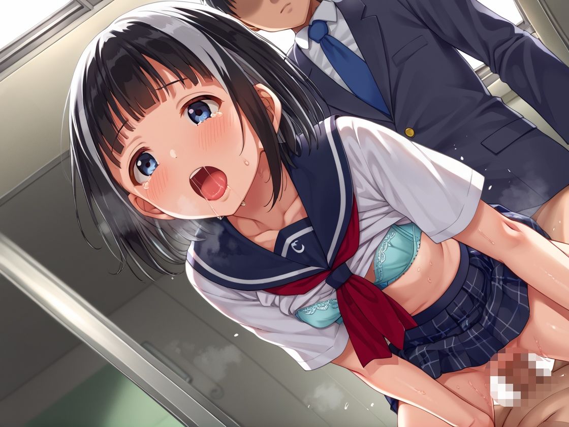 サンプル画像3:ぶっかけ痴●バス｜ちっぱい娘に中出し輪●レ●プ(ひるねこ出版) [d_557318]