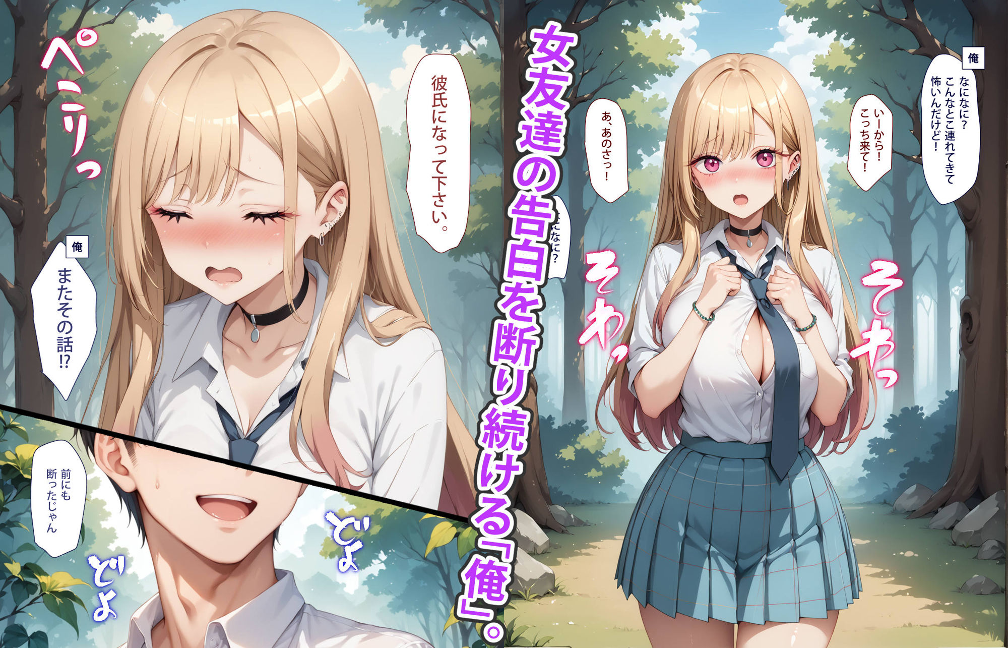 サンプル画像1:【体験版有】女友達、オナホになる。〜喜◯川海夢ちゃんがグイグイ来るだけのお話〜(ボンゴレ定食) [d_557350]