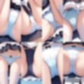 ご奉仕メイド喫茶ー近距離パンチラ前後ー【500枚】
