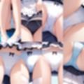 ご奉仕メイド喫茶ー近距離パンチラ前後ー【500枚】