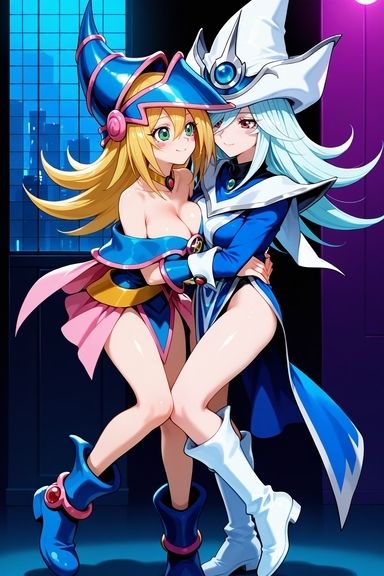 サンプル画像1:ブ◯マジ・ガールとサ◯レント・マジシャン百合プレイ(RIU同人部) [d_557549]