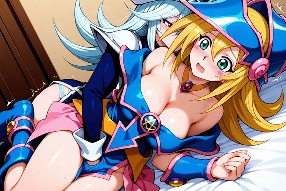 サンプル画像2:ブ◯マジ・ガールとサ◯レント・マジシャン百合プレイ(RIU同人部) [d_557549]