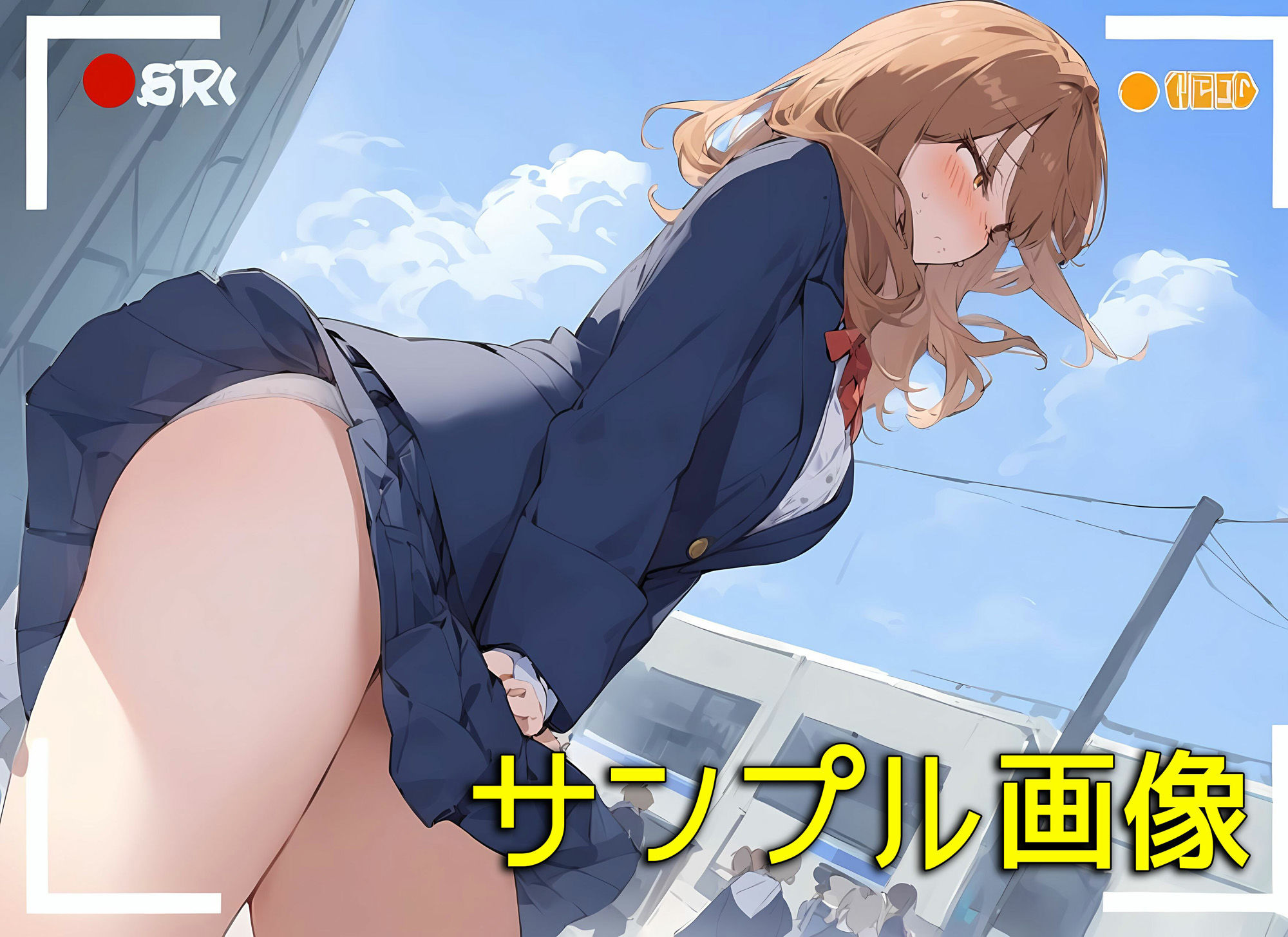 サンプル画像6:僕はクラスメイト全員の下着が見たい23  風でスカートがめくれてしまった編(日替わりさん) [d_557620]