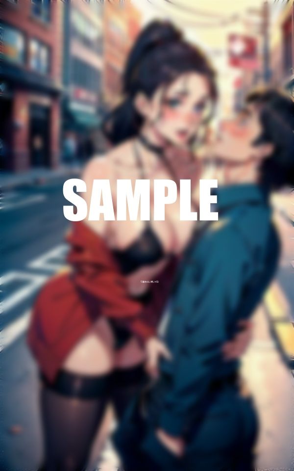 サンプル画像5:爆乳人妻たちの止められない溢れ出す淫欲若いビンビン勃起チンポ頂戴(AI美女LABO.7) [d_557636]