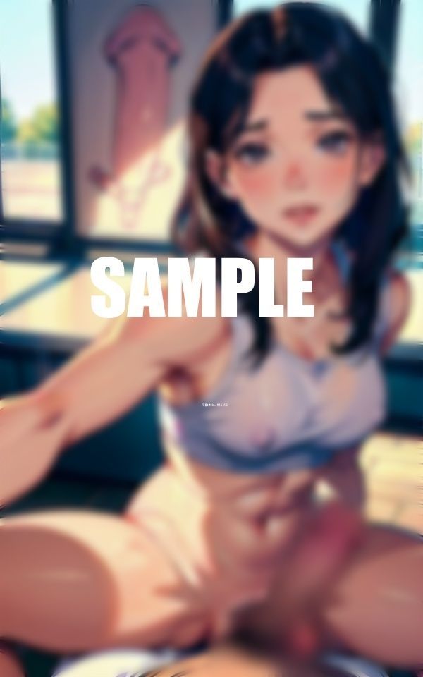 サンプル画像5:美熟女教師のいやらしぃ〜誘惑先生だって我慢できないのよぉ〜(AI美女LABO.7) [d_557758]