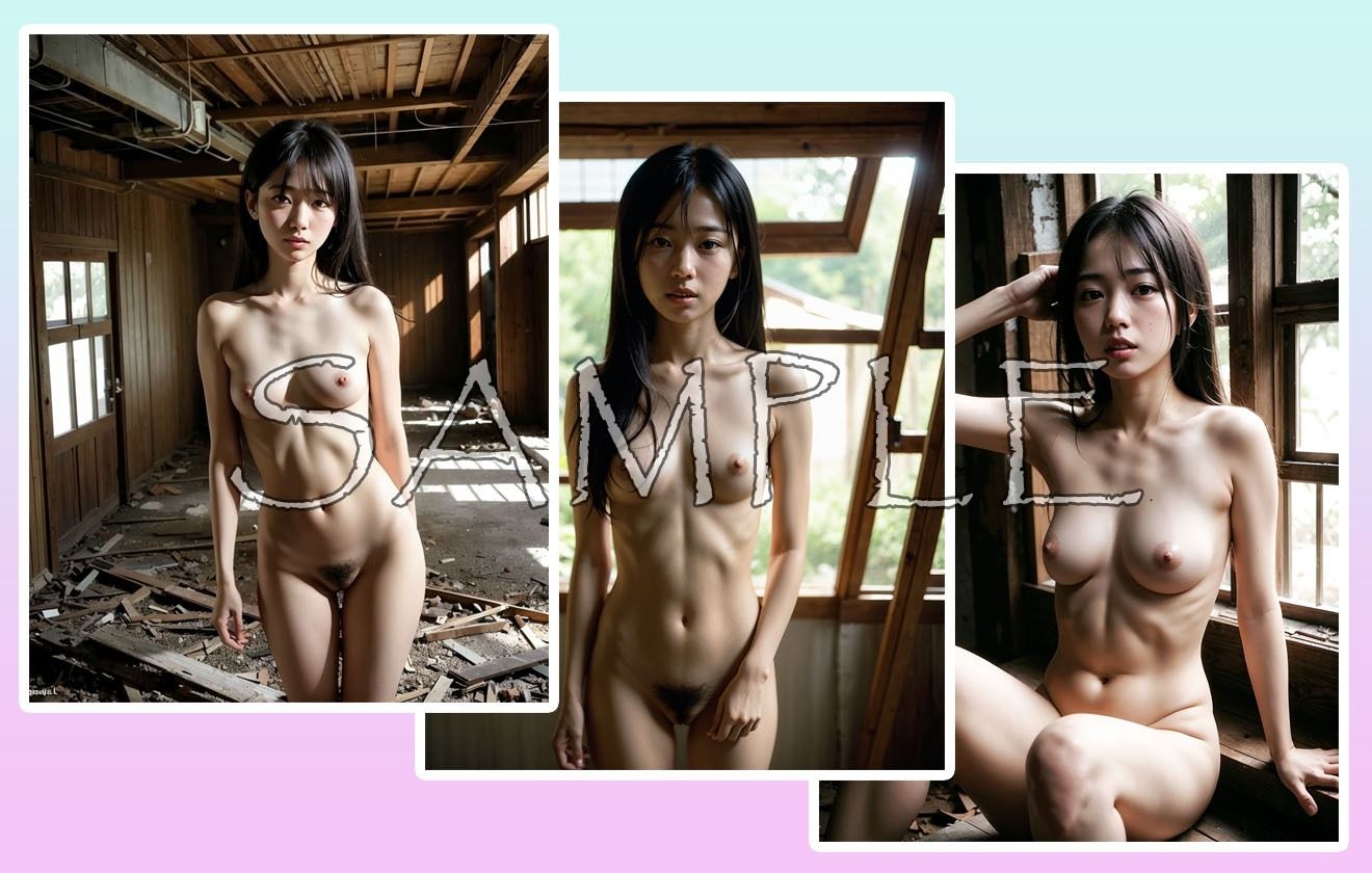 サンプル画像5:無垢な視線、廃墟に咲く少女(カウパー大佐) [d_557772]