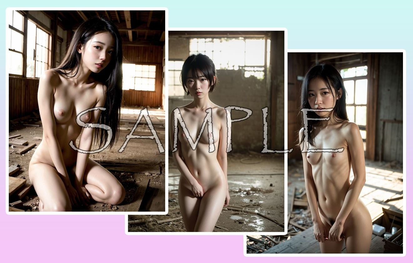 サンプル画像6:無垢な視線、廃墟に咲く少女(カウパー大佐) [d_557772]