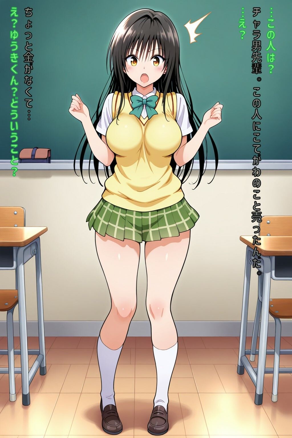 サンプル画像2:ゆいちゃんをチャラ男先輩に売りました(あるてみす) [d_557791]