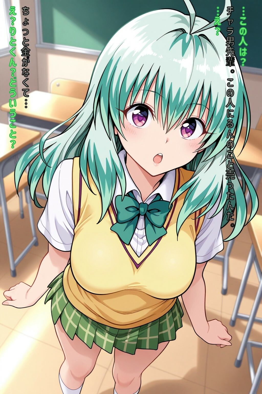 サンプル画像2:るんちゃんをチャラ男先輩に売りました(あるてみす) [d_557795]