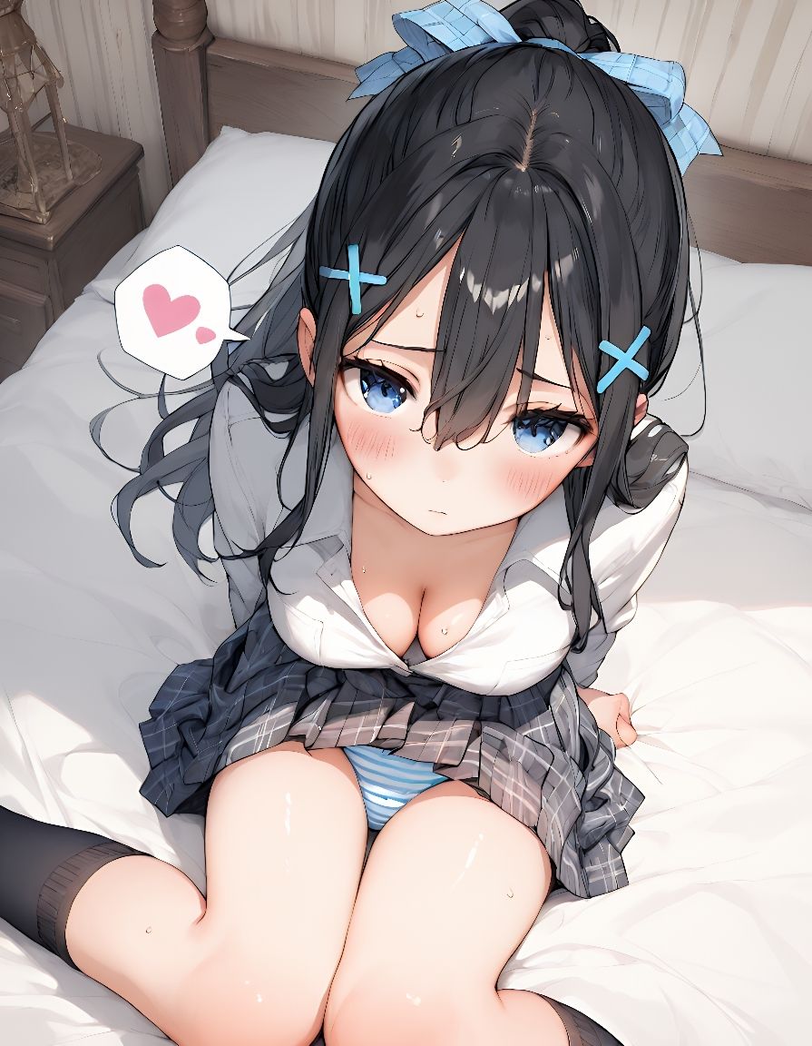 サンプル画像1:『ぽに★つい！』黒髪美少女萌ええろCG集vol.1【超美麗4K高画質】(ひかるーな) [d_557826]