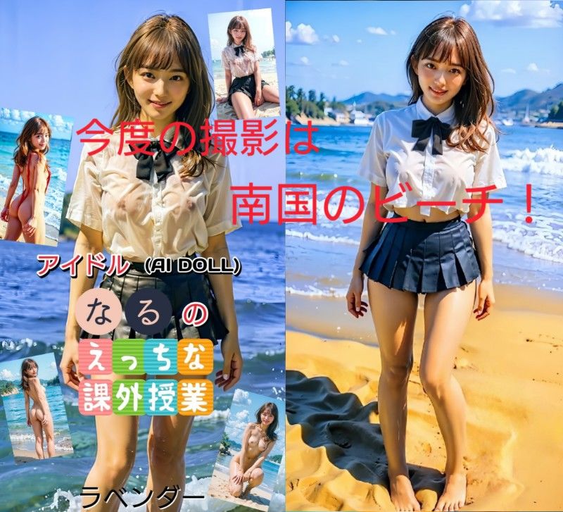 サンプル画像2:アイドル「なる」のえっちな課外授業(ラベンダー) [d_557868]