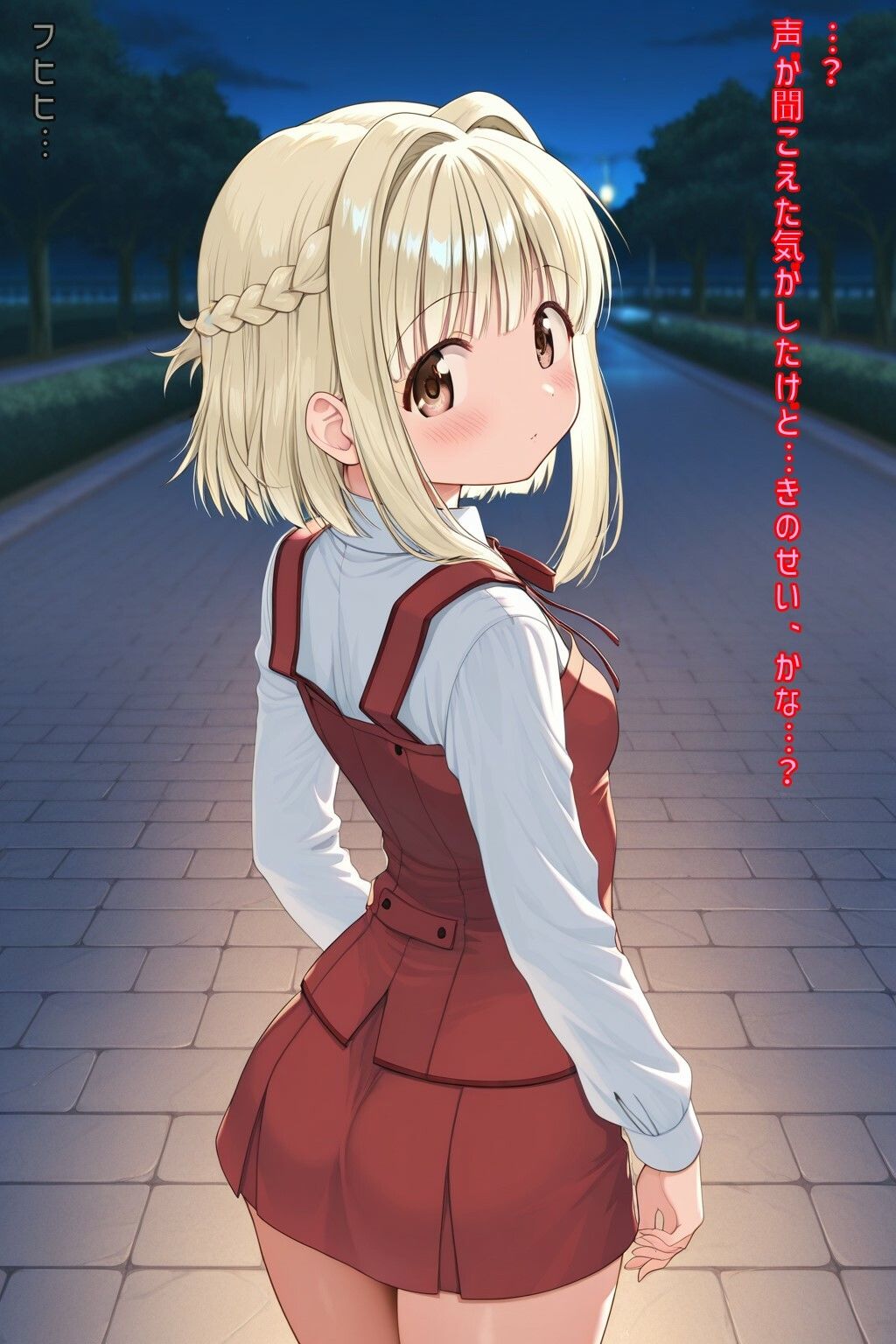 「なずなぁ…いつもみてるよぉ…」 画像1