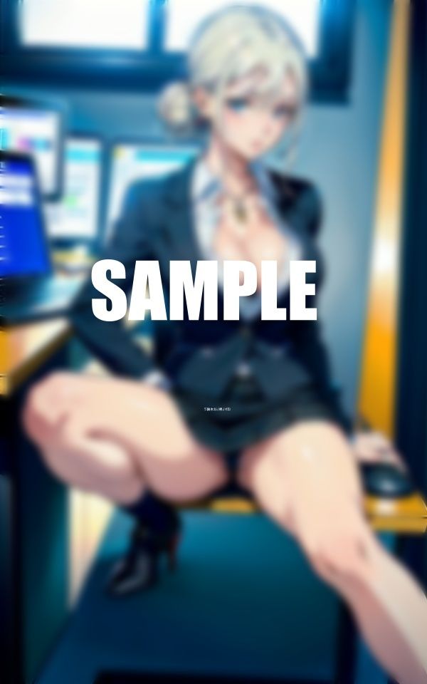 サンプル画像1:淫乱カンパニーガーターベルト美女たちの誘惑私たち男性社員とエッチしたいのぉ〜(AI美女LABO.7) [d_557995]