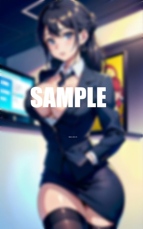 サンプル画像3:淫乱カンパニーガーターベルト美女たちの誘惑私たち男性社員とエッチしたいのぉ〜(AI美女LABO.7) [d_557995]