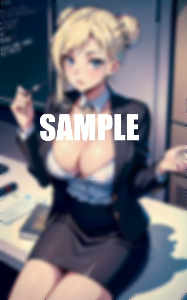 サンプル画像4:淫乱カンパニーガーターベルト美女たちの誘惑私たち男性社員とエッチしたいのぉ〜(AI美女LABO.7) [d_557995]