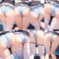 ご奉仕メイド喫茶ー近距離パンチラお尻ー【500枚】
