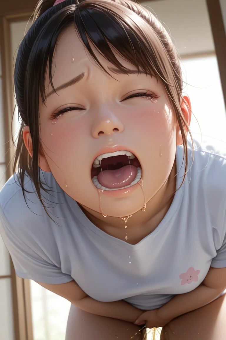 サンプル画像5:【ぽっちゃり】 泣き漏らし(スナップファクトリィ) [d_558010]