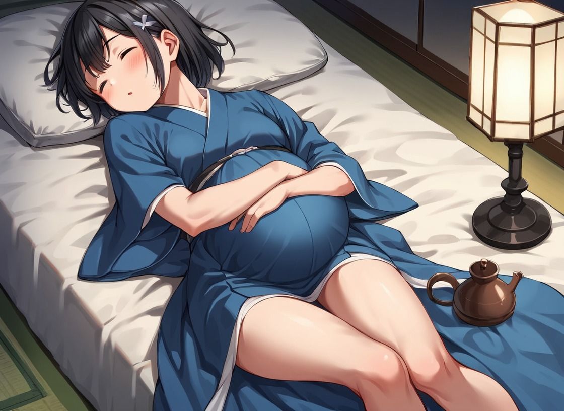 家族旅行中 妹と二人きりの夜に出来心で孕ませた 画像6