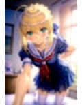 今日のおかず F◯te アルトリア・◯ンドラゴン  制服バージョン
