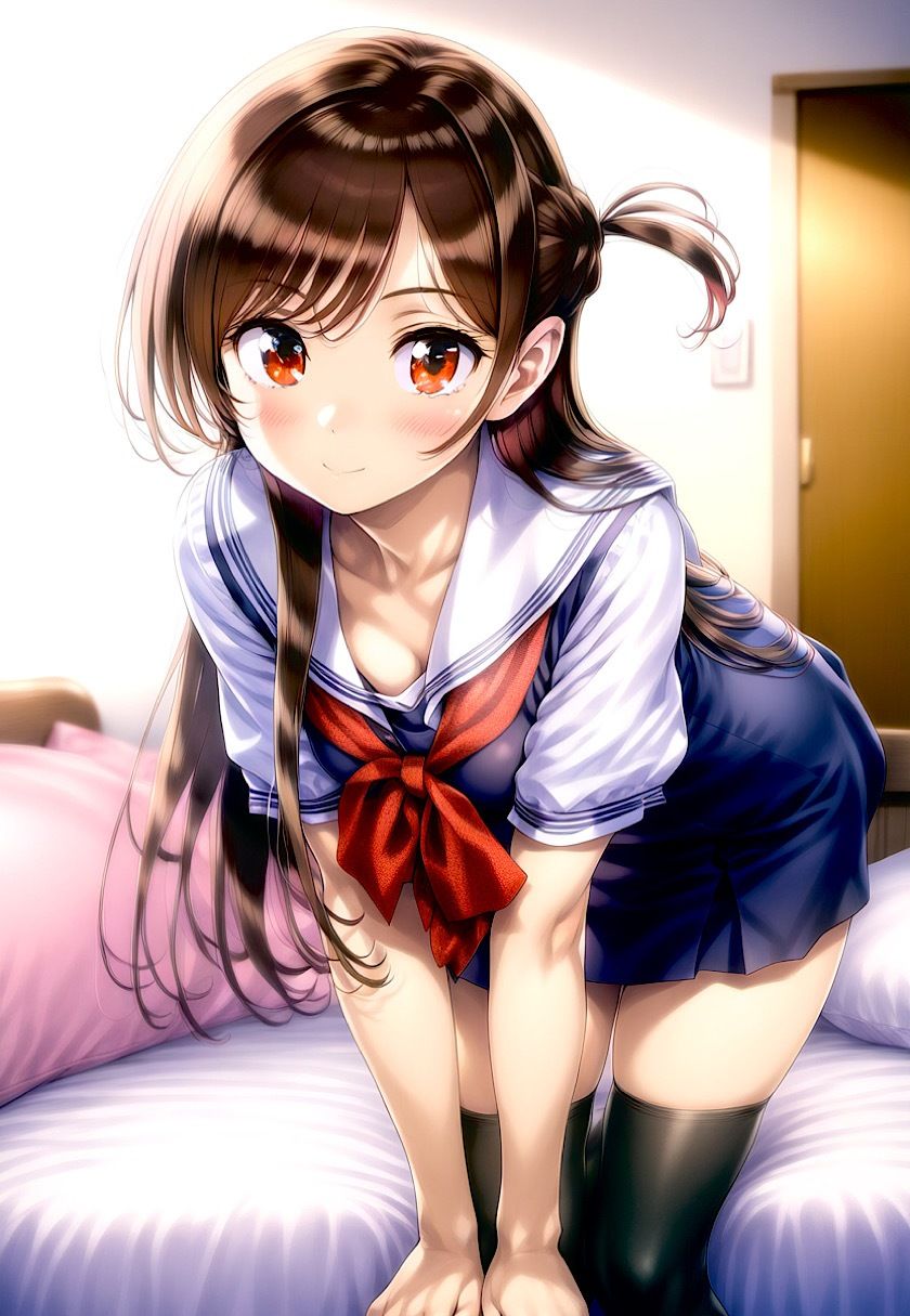 今日のおかず ◯女、お借りします 水原 ◯鶴制服バージョン 画像1