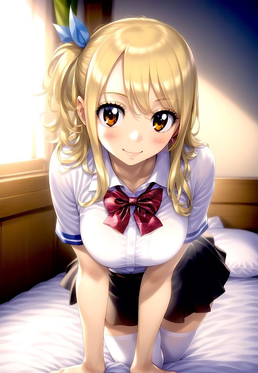 今日のおかず FAIRY ◯AIL ルーシィ・◯ートフィリア 制服バージョン 画像1