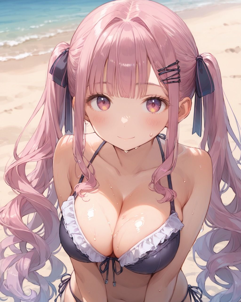 サンプル画像3:わからせセックス！地雷ちゃんに真夏のビーチで汗だく孕ませ(むちふわドーナツ) [d_558096]