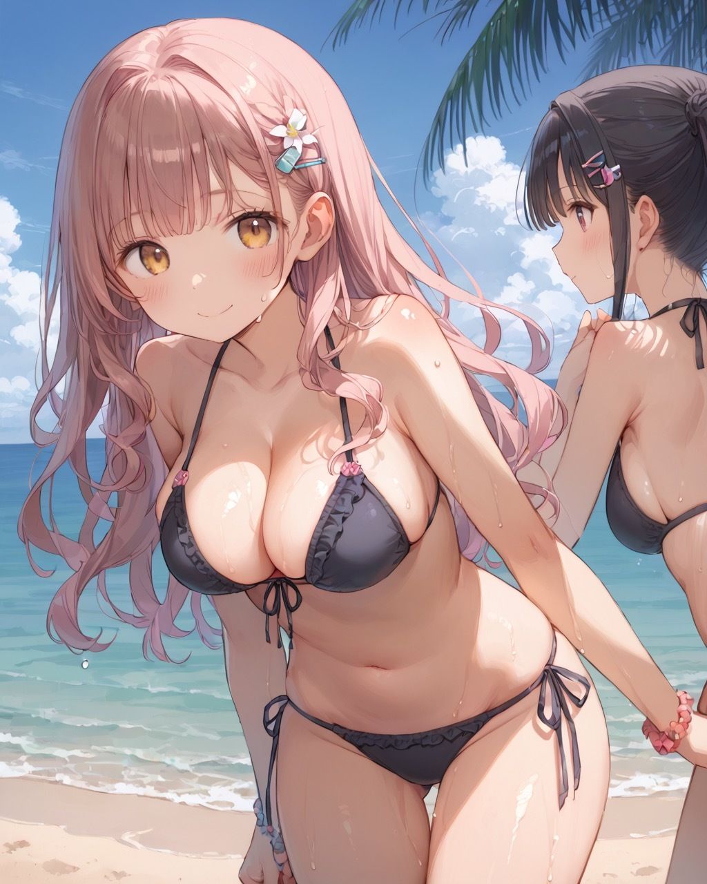 サンプル画像4:わからせセックス！地雷ちゃんに真夏のビーチで汗だく孕ませ(むちふわドーナツ) [d_558096]