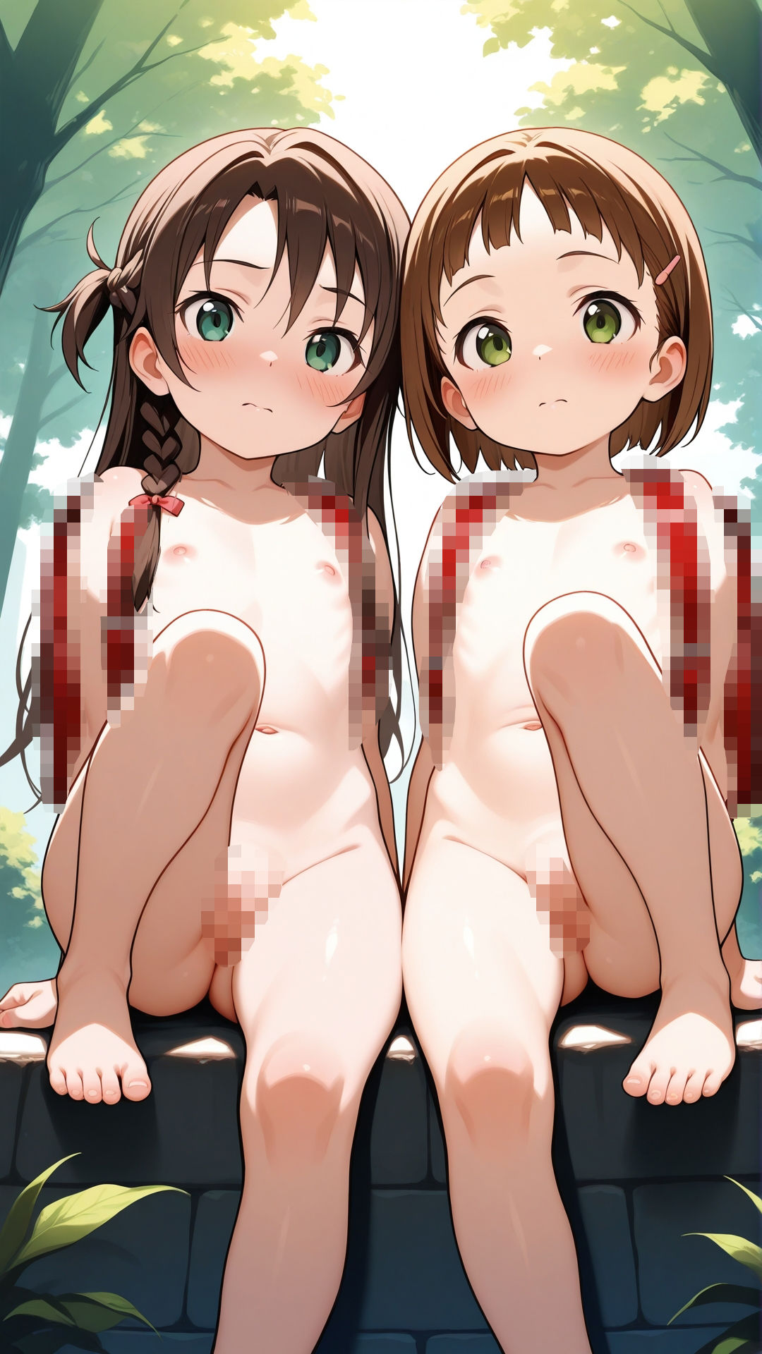 裸ラ〇ドセル少女8 AI少女サークル エロ画像2