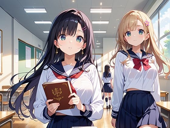 触手学園 触手に堕ちた女子校生 画像1