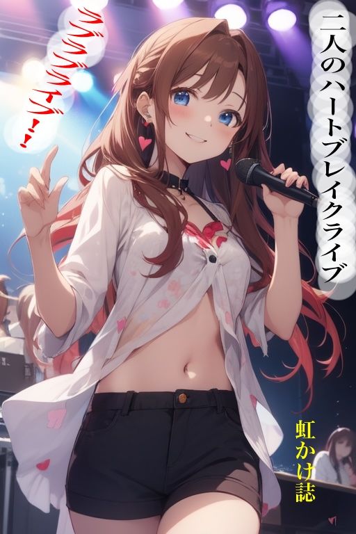 サンプル画像6:虹かけ誌  二人のハートブレイクライブ  ラブラブライブ！！(九情承太郎商店) [d_558282]