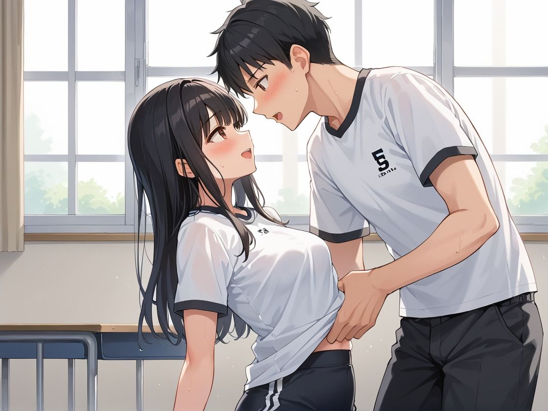 サンプル画像2:理性崩壊生ハメ！バレー部の女子生徒にセクハラ指導(いちごれもん) [d_558315]